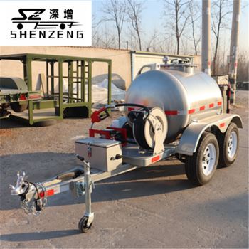 不锈钢油罐拖车