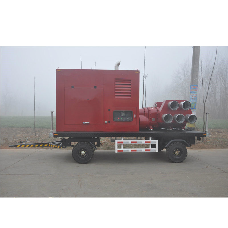 3T排水泵车平板拖车